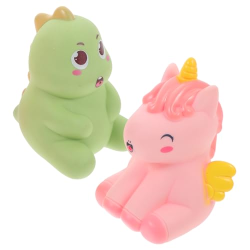 Toyvian 2 Stück Wasserspielzeug Badespielzeug Für Babys Badespielzeug Für -dusche-versorgung Duschen Kinderspielzeug Für Die Babyparty Gummi von Toyvian