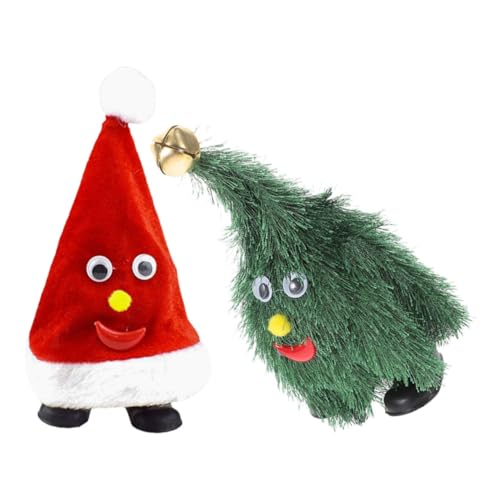 Toyvian 2 Stück Weihnachtsspielzeug zum Spazierengehen Weihnachtsbaum Hut Tanzender Weihnachtsbaum animieren lustige weihnachtsmütze weihnachtsdekoration tanzende Weihnachtsmütze PVC Toyvian 2 Stück Weihnachtsspielzeug zum Spazierengehen Weihnachtsbaum Hut Tanzender Weihnachtsbaum animieren lustige weihnachtsmütze weihnachtsdekoration tanzende Weihnachtsmütze PVC von Toyvian