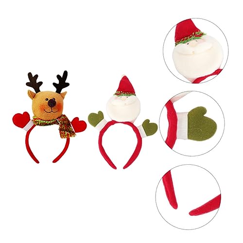 Toyvian 2 Stück Weihnachtsstirnband Weihnachtsstirnbänder Kopfschmuck Für Weihnachtsfeiern Weihnachtsfeier -stirnbänder Puppenstirnbänder Weihnachtskopfschmuck Damen Stirnbänder Stoff Toyvian 2 Stück Weihnachtsstirnband Weihnachtsstirnbänder Kopfschmuck Für Weihnachtsfeiern Weihnachtsfeier -stirnbänder Puppenstirnbänder Weihnachtskopfschmuck Damen Stirnbänder Stoff von Toyvian