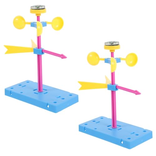 Toyvian 2 Stück Windfahnen-Bausatz für bastelzeug für für Toys Kid Toys spielzeuge Wissenschaftsexperimentprojekte für DIY-Vorbau-Kits Plastik Toyvian 2 Stück Windfahnen-Bausatz für bastelzeug für für Toys Kid Toys spielzeuge Wissenschaftsexperimentprojekte für DIY-Vorbau-Kits Plastik von Toyvian