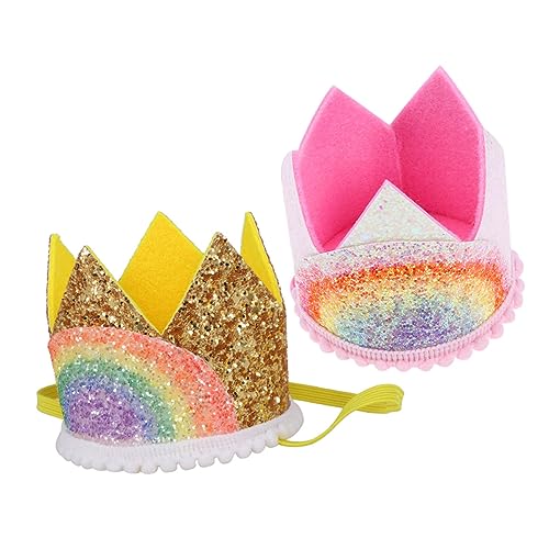 Toyvian Einzigartiges Haar-accessoire Für Kinder 2 Stück Baby-geburtstagskronen-stirnbänder Für Party-requisiten Toyvian Einzigartiges Haar-accessoire Für Kinder 2 Stück Baby-geburtstagskronen-stirnbänder Für Party-requisiten von Toyvian
