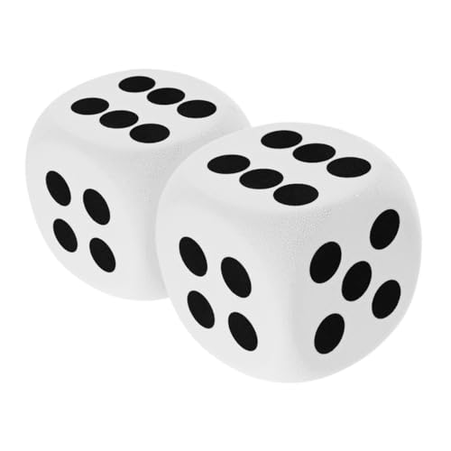 Toyvian 2 Stück spielwürfel Pädagogisches Kinderparty Tischspiel Zubehör Spielzubehör Zahlenwürfel für Mathematik Anzahl Partygeschenke Eva Weiß Toyvian 2 Stück spielwürfel Pädagogisches Kinderparty Tischspiel Zubehör Spielzubehör Zahlenwürfel für Mathematik Anzahl Partygeschenke Eva Weiß von Toyvian
