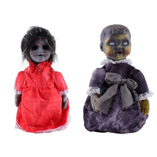 Toyvian 2 Stücke Kunststoff Geist Decor Spukhaus Requisiten Halloween Scary Puppen Halloween Dekorationen Toyvian 2 Stücke Kunststoff Geist Decor Spukhaus Requisiten Halloween Scary Puppen Halloween Dekorationen von Toyvian