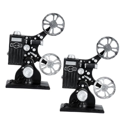 Toyvian 2 Stücke Projektor Modell Retro Requisiten Natürliche Harz Schwarz Toyvian 2 Stücke Projektor Modell Retro Requisiten Natürliche Harz Schwarz von Toyvian