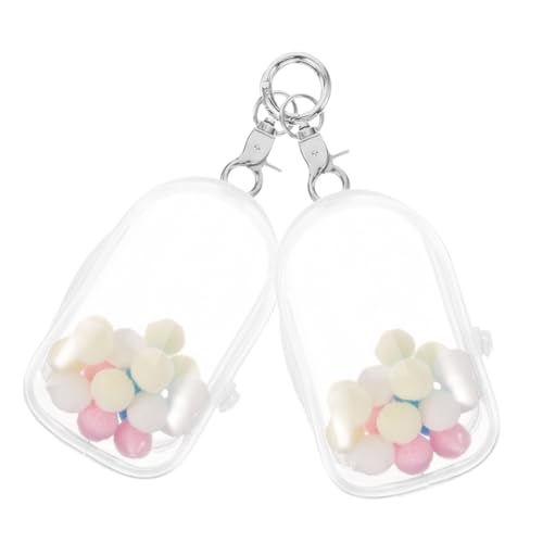 Toyvian 2 Stücke Puppentasche aus Baumwolle tragbare Puppentasche Puppenbehälter kleine Puppentasche im Freien Tasche für Kleiner durchsichtiger Beutel Tasche ausstellen Metall von Toyvian