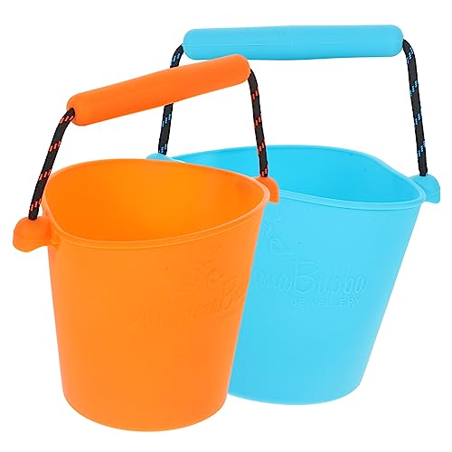 Toyvian 2 Stücke Silikon Strand Eimer Faltbare Eimer Eimer Kleine Eimer Wasser Eimer Toyvian 2 Stücke Silikon Strand Eimer Faltbare Eimer Eimer Kleine Eimer Wasser Eimer von Toyvian