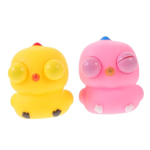 Toyvian 2 Teiliges Dekompressionswerkzeug Stressabbau Cartoon Dehnspielzeug Partygeschenke Druckentlastungsgeschenke Lustiges Quetschspielzeug Druckentlastungsspielzeug Kompaktes von Toyvian