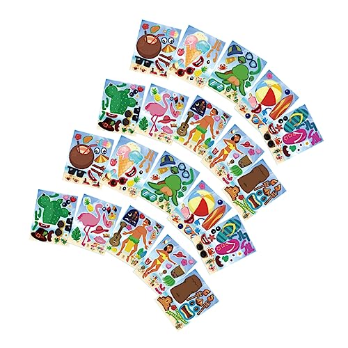 Toyvian Selbstklebende Hawaii-Aufkleber – 20er-Pack Hinterlässt Keine Spuren Ideal Für Partys Bastelarbeiten Und Heimdekoration von Toyvian