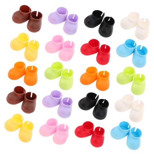 Toyvian 20 Paare Mini Schuhe für Puppen Miniatur Stiefel aus Kunststoff Kostüm Schuhe für Dolls Vielseitige Fingerpuppen Fußbekleidung für Partys und Toyvian 20 Paare Mini Schuhe für Puppen Miniatur Stiefel aus Kunststoff Kostüm Schuhe für Dolls Vielseitige Fingerpuppen Fußbekleidung für Partys und von Toyvian