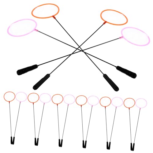 Toyvian 20 Pcs Tuch Fisch Legierung Fisch Net Mesh Bunte Faltbare Fischernetz von Toyvian