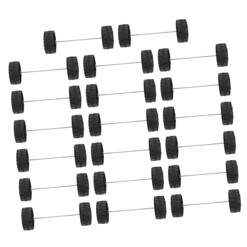Toyvian 20 Sätze Modellradachse Set Autospielzeug Spielzeugauto Mini-fahrzeugrad Spielzeugreifen Ferngesteuerte Räder Automodellräder 1/64 Räder Rc -autoreifen Rostfreier Stahl Black Toyvian 20 Sätze Modellradachse Set Autospielzeug Spielzeugauto Mini-fahrzeugrad Spielzeugreifen Ferngesteuerte Räder Automodellräder 1/64 Räder Rc -autoreifen Rostfreier Stahl Black von Toyvian