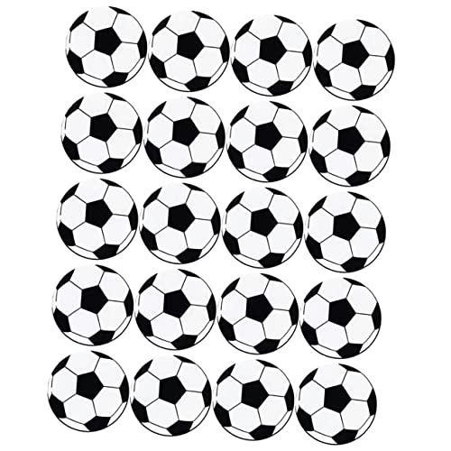 Toyvian Fußball-geschenktüten – 20 Schlüsselanhänger Tragbare Schlüsselanhänger-dekorationen Für Rucksäcke Taschen Handys Sportschlüssel von Toyvian