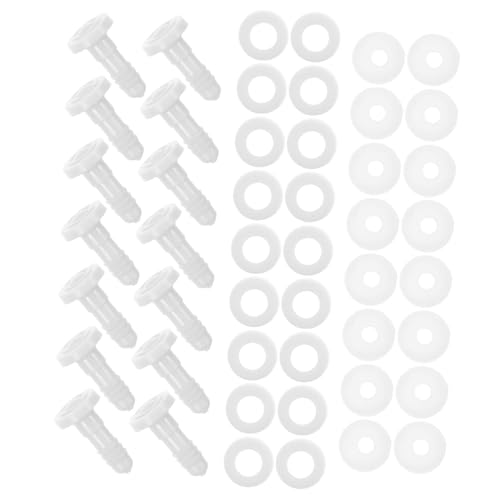 Toyvian 20 Sets Spielzeuggelenk Zubehör Puppenteile Puppenherstellungsbedarf Puppengelenke Handgefertigte Bären Bastelgelenke DIY Bastelgelenke Puppenspielzeug Herstellungsgelenke von Toyvian