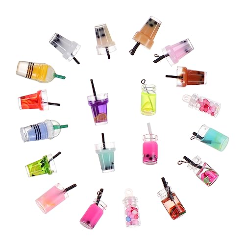 Toyvian 20 Stück Drift-Flaschen-Anhänger Mini Bubble Tea Schmuck Untertasse Teetasse Schlüsselanhänger Figur wohnaccessoires small Milchtee-Requisiten Puppenhaus Milchteetasse Harz Toyvian 20 Stück Drift-Flaschen-Anhänger Mini Bubble Tea Schmuck Untertasse Teetasse Schlüsselanhänger Figur wohnaccessoires small Milchtee-Requisiten Puppenhaus Milchteetasse Harz von Toyvian