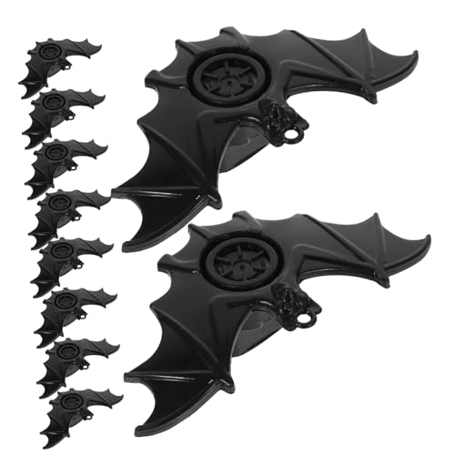 Toyvian 20 Stück Fledermauspfeife Schläger Halloween -dekoration Partylichter Ferngesteuerte Schlange Pfeifen Für Geburtstagsfeiern Kleiner Glühstock Halloween-stöcke Puzzle Black Plastik von Toyvian
