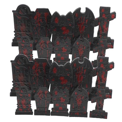 Toyvian 20 Stück -Grabsteindekoration The Hallow Halloween verkleidung Creeps dekoring blutig Party gruselig Miniatur Skelett Grabsteine Layout Grabsteine dekorieren Plastik Toyvian 20 Stück -Grabsteindekoration The Hallow Halloween verkleidung Creeps dekoring blutig Party gruselig Miniatur Skelett Grabsteine Layout Grabsteine dekorieren Plastik von Toyvian