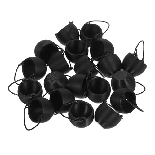 Toyvian 20 Stück Halloween-Mini-Kessel-Ornamente: Kleine Kunststoffkessel – Miniatur-Bonbonkessel-Ornamente für Halloween- Toyvian 20 Stück Halloween-Mini-Kessel-Ornamente: Kleine Kunststoffkessel – Miniatur-Bonbonkessel-Ornamente für Halloween- von Toyvian