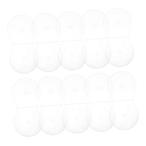 Toyvian 20 Stück -Hülle DVD-Box DVD-Schutzbox Disk-Halter DVD-Organizer DVD-Speicherbox Muschelschalen -Einzelscheibenhalter DVD-Schutzhülle DVD-Halter DVD-Jewel-Case Plastik Transparent von Toyvian