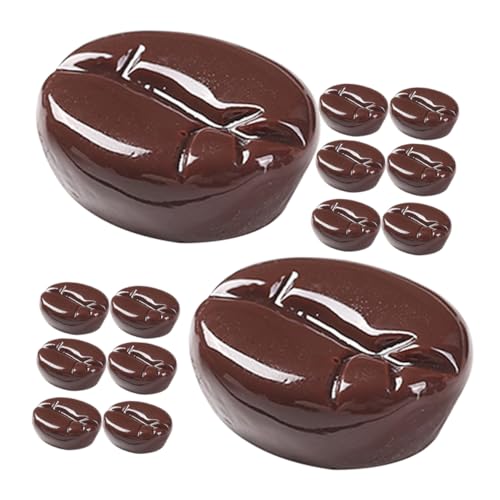 Toyvian 20 Stück Künstliche Kaffeebohnen Hochrealistische Dekoration für Fotografie DIY Restaurant und Events Attraktion für Zuhause und Cafés Toyvian 20 Stück Künstliche Kaffeebohnen Hochrealistische Dekoration für Fotografie DIY Restaurant und Events Attraktion für Zuhause und Cafés von Toyvian