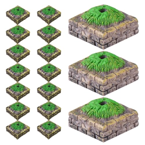 Toyvian 20 Stück Mini Baumständer Basisdekor Für DIY Sandtischzubehör Und Miniaturmodell Baumbasen Für Mini Landschaftsmodelle Und Schreibtischdekoration von Toyvian