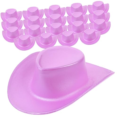 Toyvian 20 Stück Mini-Cowboyhut Mini-Hüte Hut Frauen Mini-Westernkappen Cowgirl-Hüte für Damen Puppe Kuhhut kindergeschenk doll Accessories Partydekorationen Mini-Hut Plastik Violett Toyvian 20 Stück Mini-Cowboyhut Mini-Hüte Hut Frauen Mini-Westernkappen Cowgirl-Hüte für Damen Puppe Kuhhut kindergeschenk doll Accessories Partydekorationen Mini-Hut Plastik Violett von Toyvian