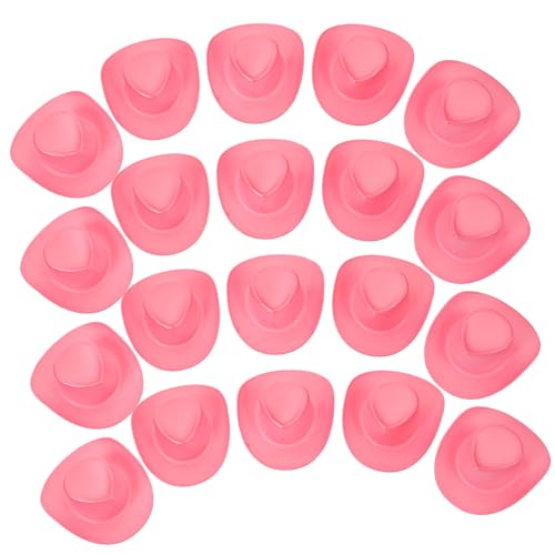 Toyvian 20 Stück Mini-Cowboyhut rosafarbener Cowgirlhut Miniatur-Puppenhauszubehör Kinderhut Kappe cowboyhut doll Accessories Partydekorationen Miniaturhüte für Partys Plastik Toyvian 20 Stück Mini-Cowboyhut rosafarbener Cowgirlhut Miniatur-Puppenhauszubehör Kinderhut Kappe cowboyhut doll Accessories Partydekorationen Miniaturhüte für Partys Plastik von Toyvian