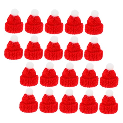 Toyvian 20 Stück Mini Hüte Zum Basteln Weihnachts Mini Hüte Stoff Weihnachtsmütze Mini Strickmütze Rot Toyvian 20 Stück Mini Hüte Zum Basteln Weihnachts Mini Hüte Stoff Weihnachtsmütze Mini Strickmütze Rot von Toyvian