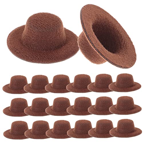 Toyvian 20 Stück Mini-Hut Kappe Mini-Puppen Hüte Mini-jazzhut Mini-jazzhüte Für Partys Mini-Jazz-Hut-Modell Mini-Jazz-hüte Zum Basteln Puppenhauszubehör Stoff Brown Toyvian 20 Stück Mini-Hut Kappe Mini-Puppen Hüte Mini-jazzhut Mini-jazzhüte Für Partys Mini-Jazz-Hut-Modell Mini-Jazz-hüte Zum Basteln Puppenhauszubehör Stoff Brown von Toyvian