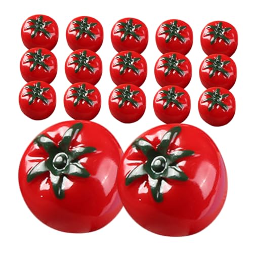Toyvian 20 Stück Mini Künstliche Tomaten Deko Modell Realistische Simulation Früchte für Fotografie und Heimdekoration Lebensnahe Gemüse für Kreative Displays Toyvian 20 Stück Mini Künstliche Tomaten Deko Modell Realistische Simulation Früchte für Fotografie und Heimdekoration Lebensnahe Gemüse für Kreative Displays von Toyvian