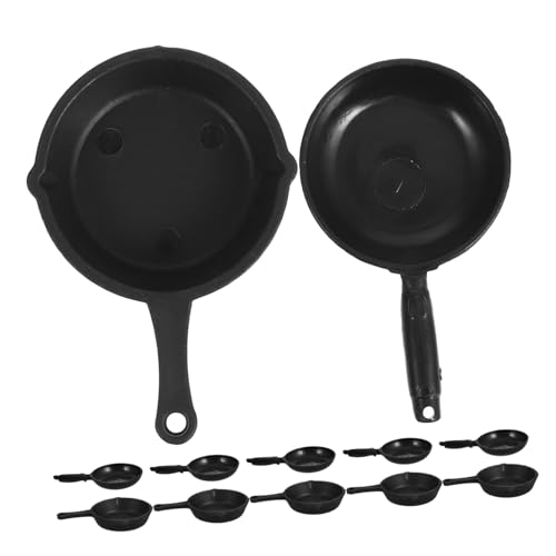 Toyvian 20 Stück Mini -Pan - kochgeschirr Puppenhausküchenzubehör Puppenhauskochgeschirr puppenhaus Miniatur bausatz selber Machen Küchenzubehör für Puppenstuben Abs Black Toyvian 20 Stück Mini -Pan - kochgeschirr Puppenhausküchenzubehör Puppenhauskochgeschirr puppenhaus Miniatur bausatz selber Machen Küchenzubehör für Puppenstuben Abs Black von Toyvian