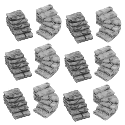 Toyvian 20 Stück Miniaturtreppenmodell Mini-Gartenstufen winzige Treppendekoration Mini -Schritttreppe Mikrostufendekore Zubehör für den Puppenhausgarten Puppenhausstufen Harz Hellgrau Toyvian 20 Stück Miniaturtreppenmodell Mini-Gartenstufen winzige Treppendekoration Mini -Schritttreppe Mikrostufendekore Zubehör für den Puppenhausgarten Puppenhausstufen Harz Hellgrau von Toyvian