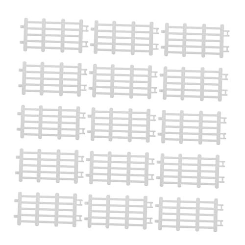 Toyvian 20 Stück Miniaturzaun Schmücken Dekorative Miniaturzäune Kleiner Lattenzaun Aus Kunststoff Gartendekoration Spielzeugzaun Miniatur-Zaun- Mini-zaunstütze Weiß Plastik Toyvian 20 Stück Miniaturzaun Schmücken Dekorative Miniaturzäune Kleiner Lattenzaun Aus Kunststoff Gartendekoration Spielzeugzaun Miniatur-Zaun- Mini-zaunstütze Weiß Plastik von Toyvian