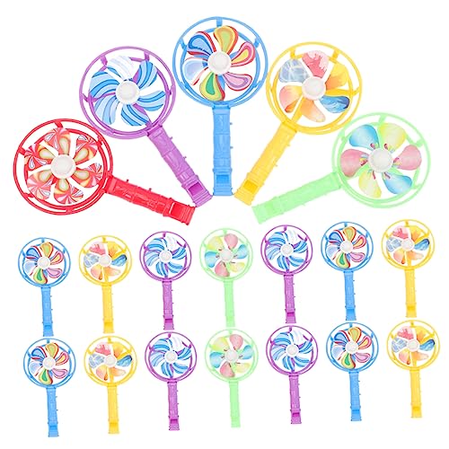 Toyvian 20 Stücke Windmühle Spielzeug Windrad Pfeife Spielzeug Für Kinder Party Spiele Outdoor Garten von Toyvian
