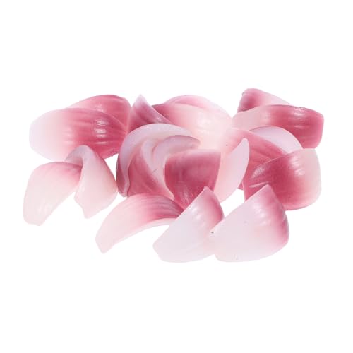 Toyvian 20 Stück Realistische Künstliche Zwiebelscheiben aus Langlebigem Material Täuschend Echte Gemüsesimulation für Küchen Dekoration Fotorequisiten Restaurant und Party Display Sowie von Toyvian