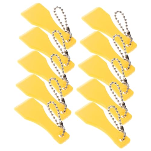 Toyvian 20 Stück -Rubbel plastikschaber kratzkarte Lotterieerlebnis Kratzwerkzeug Etikettenkratzer Kratzen Sie das Werkzeug ab Kratzer -Kratzer -Tool kratzen Rubbellotterie Yellow von Toyvian