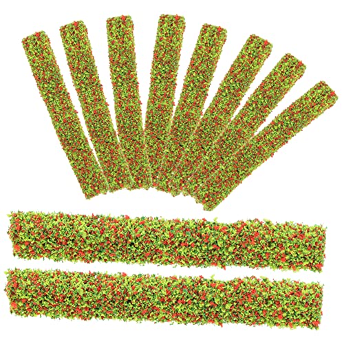 Toyvian 20 Stück Simulierte Blumenstrauchdekoration gefälscht Ministrauch Miniaturpflanzen Sandtischmodelldekoration künstliche Pflanzen Miniaturstrauchgruppe selber Machen Sandtischblume von Toyvian