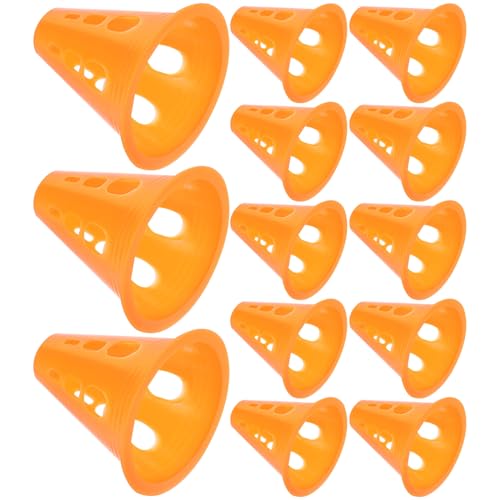 Toyvian 20 Stück Skates-hindernis Sport Trainingskegel Schlittschuhe Mini- Rollen Agility-stöcke Kegelfußball Scheibenkegel Verkehrskegel Flache Fußballhütchen Plastik Orange Toyvian 20 Stück Skates-hindernis Sport Trainingskegel Schlittschuhe Mini- Rollen Agility-stöcke Kegelfußball Scheibenkegel Verkehrskegel Flache Fußballhütchen Plastik Orange von Toyvian