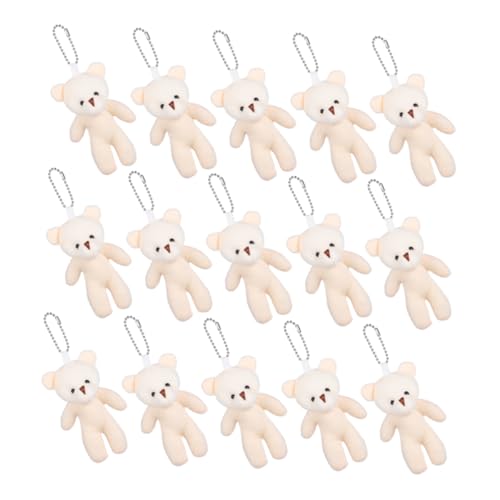 Toyvian 20 Stück Stoffbären Schlüsselanhänger Kleine Leichte Anhänger mit Verschleißfestem Material Niedliche Bären Dekoration für Taschen Rucksack Schlüssel für Freunde Toyvian 20 Stück Stoffbären Schlüsselanhänger Kleine Leichte Anhänger mit Verschleißfestem Material Niedliche Bären Dekoration für Taschen Rucksack Schlüssel für Freunde von Toyvian