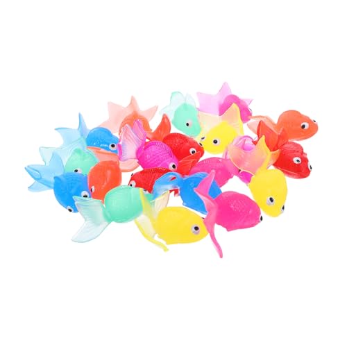 Toyvian 20 Stück Teiliges Bunte TPR Goldfische Realistische Umweltfreundliche Aquarium Deko Weiche Simulation Tropischer Fische Langlebig und für Fischbecken Gestaltung Toyvian 20 Stück Teiliges Bunte TPR Goldfische Realistische Umweltfreundliche Aquarium Deko Weiche Simulation Tropischer Fische Langlebig und für Fischbecken Gestaltung von Toyvian