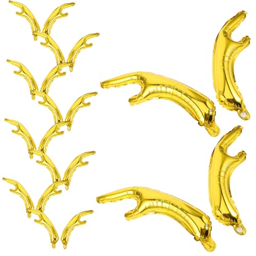 Toyvian 20 Stück Teiliges Goldene Rentier Geweih Folienballons Aluminiumbeschichtete Weihnachtsdeko Einfache Befüllung Auffällige Rentierhörner für Festliche Partyatmosphäre und Kreative Toyvian 20 Stück Teiliges Goldene Rentier Geweih Folienballons Aluminiumbeschichtete Weihnachtsdeko Einfache Befüllung Auffällige Rentierhörner für Festliche Partyatmosphäre und Kreative von Toyvian