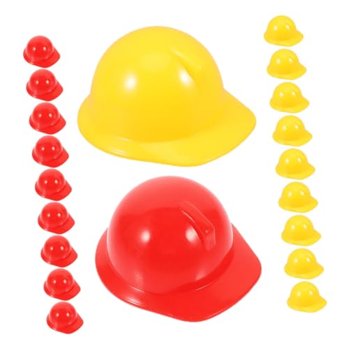 Toyvian 20 Stück Teiliges Mini Bauhelme für Kinderparty Detailgetreue Kleine Kunststoff Schutzhelme in Gelb und Rot Vielseitig als Puppenhaus Zubehör Bastelmaterial und Partydekoration Toyvian 20 Stück Teiliges Mini Bauhelme für Kinderparty Detailgetreue Kleine Kunststoff Schutzhelme in Gelb und Rot Vielseitig als Puppenhaus Zubehör Bastelmaterial und Partydekoration von Toyvian