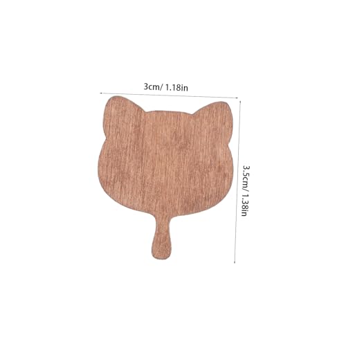 Toyvian 20 Stück Teiliges Mini Holz Schneidebrett für Puppenhaus Realistische Miniatur Küchenaccessoires Vielseitig für Kreative Spielwelten und Detailreiche Puppenhausdekoration von Toyvian