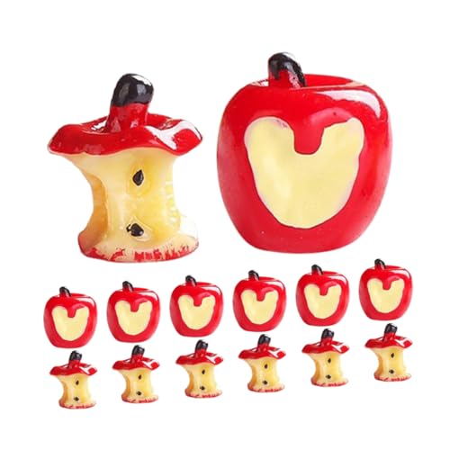 Toyvian 20 Stück Teiliges Mini Künstliche Äpfel Deko Äpfel Nachbildung für Puppenhaus und Mini Obstladen Realistische Simulation mit Apfelkernen für Kreative DIY Dekorationen Toyvian 20 Stück Teiliges Mini Künstliche Äpfel Deko Äpfel Nachbildung für Puppenhaus und Mini Obstladen Realistische Simulation mit Apfelkernen für Kreative DIY Dekorationen von Toyvian