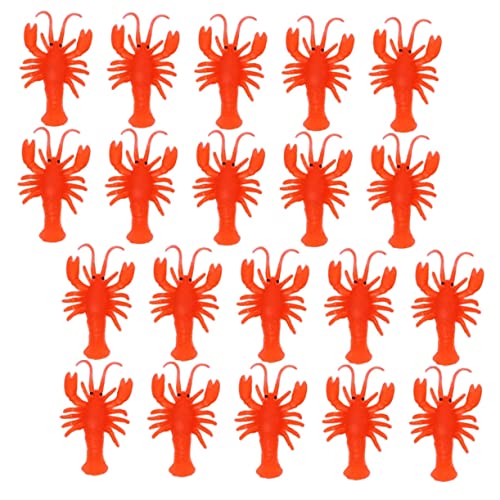 Toyvian 20 Stück Teiliges Mini Lobster aus Weichem TPR Realistische Tragbare und Verschleißfeste Krabbenfiguren für Kinderbad Lernspielzeug und Partydekoration Toyvian 20 Stück Teiliges Mini Lobster aus Weichem TPR Realistische Tragbare und Verschleißfeste Krabbenfiguren für Kinderbad Lernspielzeug und Partydekoration von Toyvian