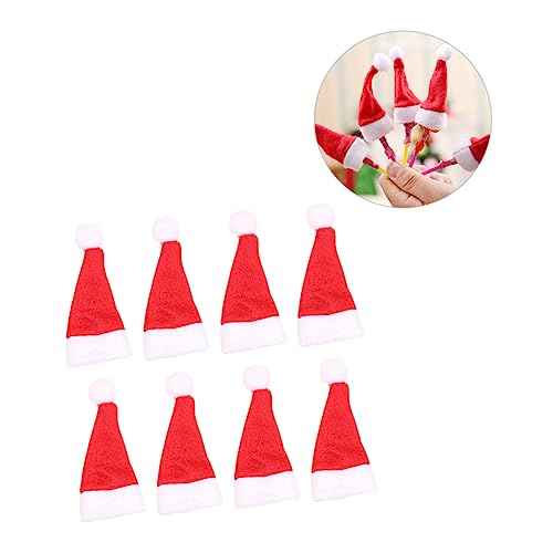 Toyvian 20 Stück Teiliges Mini Weihnachtsmützen aus Vliesstoff Kleine Candy Hats für DIY Weihnachtsdeko Wiederverwendbare Lollipop Hüte Niedliche Party und Bastelaccessoires Toyvian 20 Stück Teiliges Mini Weihnachtsmützen aus Vliesstoff Kleine Candy Hats für DIY Weihnachtsdeko Wiederverwendbare Lollipop Hüte Niedliche Party und Bastelaccessoires von Toyvian