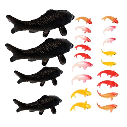 Toyvian 20 Stück Teiliges Miniatur Koi und Goldfisch Figuren Resin Realistische Dekoration für Aquarien Schreibtische und Feengärten Geschenkidee Toyvian 20 Stück Teiliges Miniatur Koi und Goldfisch Figuren Resin Realistische Dekoration für Aquarien Schreibtische und Feengärten Geschenkidee von Toyvian