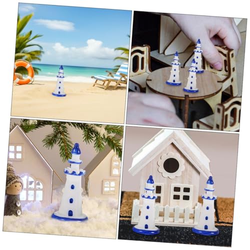 Toyvian 20 Stück Teiliges Miniatur Lampenturm aus Robustem Resin Mediterraner Stil Nautische Dekoration für Feengarten Puppenhaus und Fotorequisiten Kompakt von Toyvian