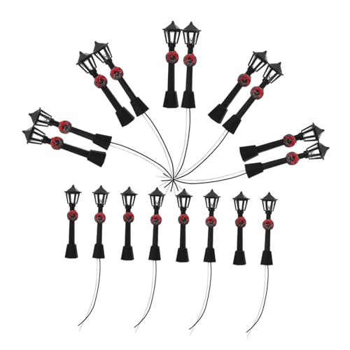 Toyvian 20 Stück Teiliges Miniatur Straßenlaternen LED Modelllampen für Micro Landschaften Handgefertigte Abs Details Stabile LED Beleuchtung Dekorativ für Puppenhäuser und DIY Szenen Toyvian 20 Stück Teiliges Miniatur Straßenlaternen LED Modelllampen für Micro Landschaften Handgefertigte Abs Details Stabile LED Beleuchtung Dekorativ für Puppenhäuser und DIY Szenen von Toyvian