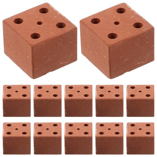 Toyvian 20 Stück Teiliges Miniatur ziegelstein Modell Realistische Poröse Rote Bausteine für DIY Miniaturgärten Architekturmodelle Bastelprojekte und Bauzubehör Toyvian 20 Stück Teiliges Miniatur ziegelstein Modell Realistische Poröse Rote Bausteine für DIY Miniaturgärten Architekturmodelle Bastelprojekte und Bauzubehör von Toyvian