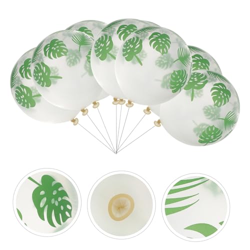 Toyvian 20 Stück Teiliges Monstera Luftballon Transparente Deko ballons für Dschungel motto Party Langlebige Große Ballons als Fotorequisiten und Festliche Raumdekoration Toyvian 20 Stück Teiliges Monstera Luftballon Transparente Deko ballons für Dschungel motto Party Langlebige Große Ballons als Fotorequisiten und Festliche Raumdekoration von Toyvian